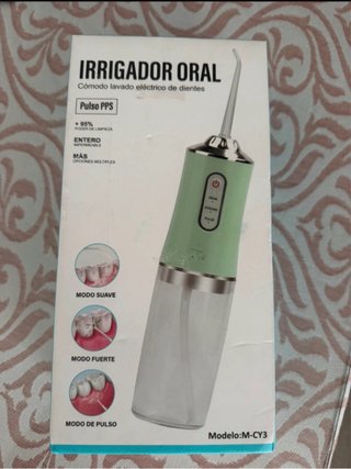 Irrigador Oral Eléctrico PPS Blanco y Verde