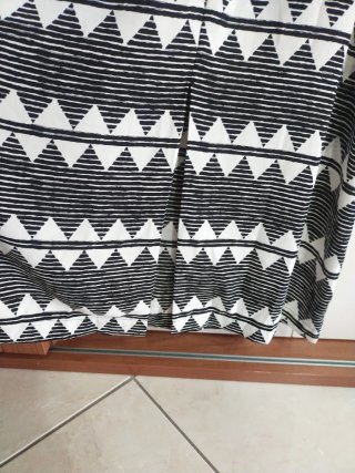 Maxi vestito fantasia geometrica