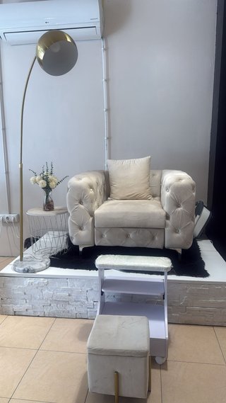 Sillón de pedicura/tarima Chester Beige