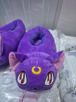 Zapatillas Casa Sailor Moon Luna Moradas