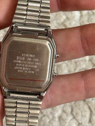 Casio AQ Reloj Analógico Digital Plata