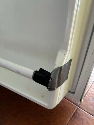 Mini nevera OK. blanca de 1 puerta