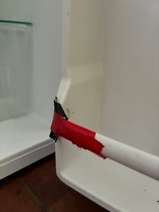 Mini nevera OK. blanca de 1 puerta