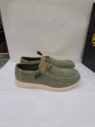 Scarpe in canvas ultra leggere tg. 42 colore verde