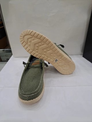 Scarpe in canvas ultra leggere tg. 42 colore verde