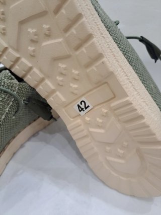 Scarpe in canvas ultra leggere tg. 42 colore verde