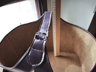 Revistero Organizador Vintage Beige y Morado