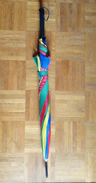 Paraguas grande multicolor