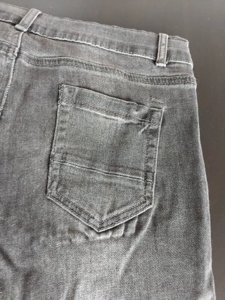 Pantalón vaquero gris elástico skinny