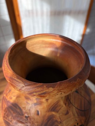 Vaso Ceramica Dipinto Mano Multicolore