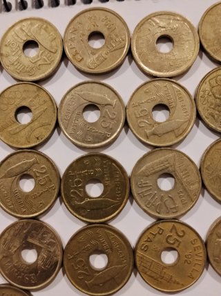 Lote 43 Monedas 25 Pesetas España