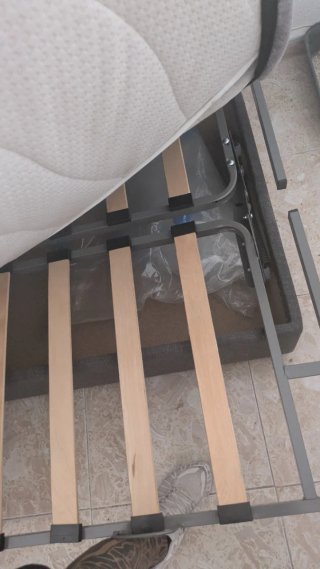 Sofá Cama Beige/Gris