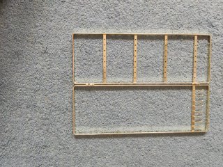 Joyero portátil dorado plegable