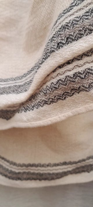 Pañuelo Massimo Dutti Beige/Gris