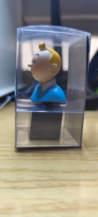 Figura Tintín en caja