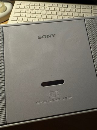 Radio CD Sony Blanca