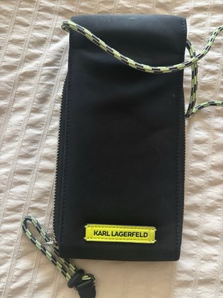 Bolso Karl Lagerfeld negro y multicolor