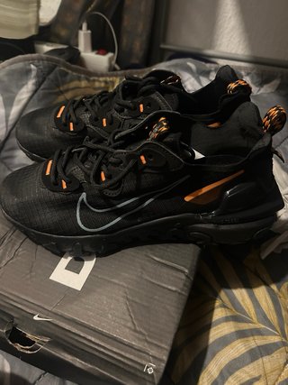 Nike React Vision Negro Naranja