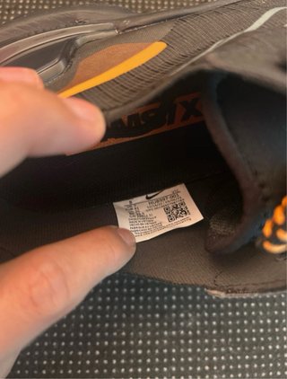 Nike React Vision Negro Naranja