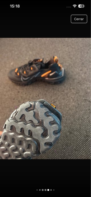 Nike React Vision Negro Naranja