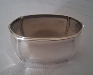 Anillos para servilletas plateados