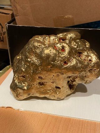 Pietra decorativa dipinta a mano