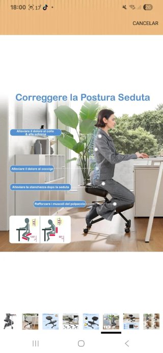 Silla ergonómica nueva sin usar