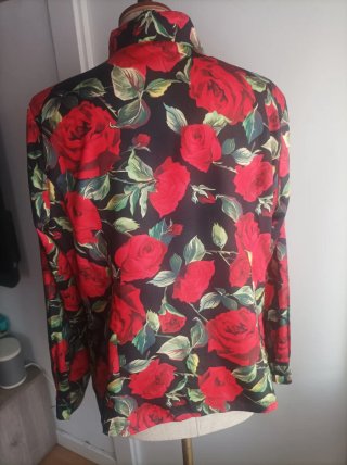Camisa estampada flores mujer talla L