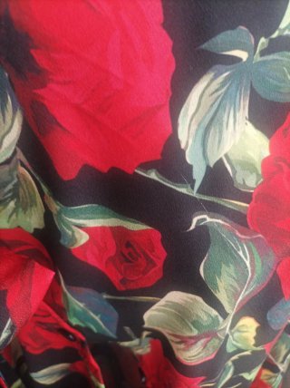 Camisa estampada flores mujer talla L