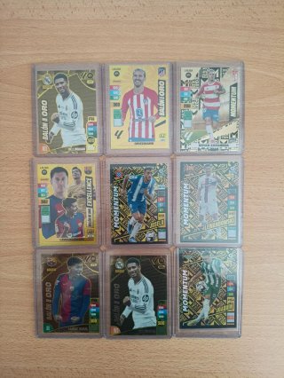 23 Cartas Adrenalyn Balones de Oro y Momentum