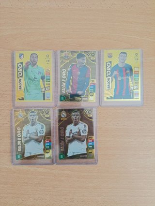 23 Cartas Adrenalyn Balones de Oro y Momentum
