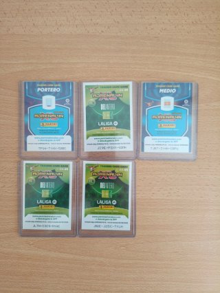 23 Cartas Adrenalyn Balones de Oro y Momentum