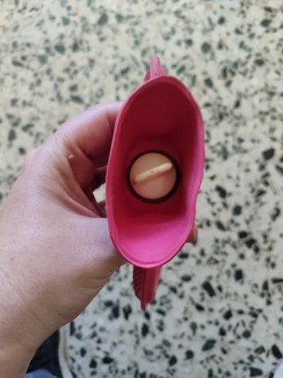 Bolsa de agua caliente roja Talla M