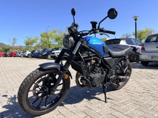 Honda CL500 Azul y Negra