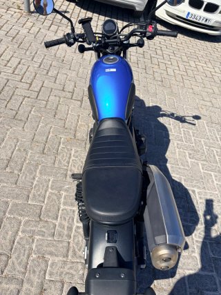 Honda CL500 Azul y Negra