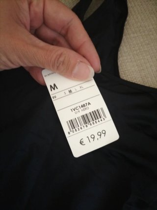 Guaina contenitiva Tezenis Nera Taglia M