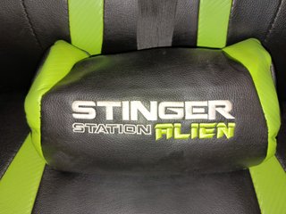 Silla Gaming Woxter Stinger Station Alien Verde