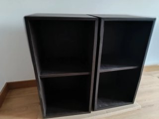 Mueble de lavabo madera y cerámica espejo,estantes