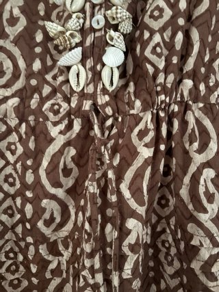 Vestido largo estampado Zara