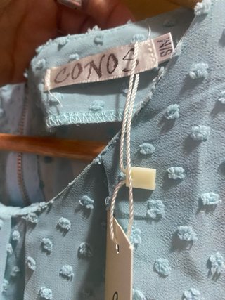 Camisa turquesa semitransparente S/M