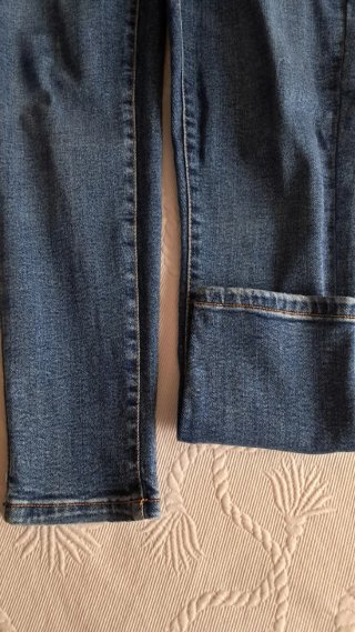 Pantalón vaquero mujer Zara azul