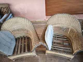 2 Butacas de Mimbre