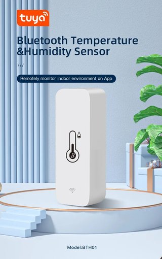 Sensor Tuya BTH01 Temp & Humidade BLE