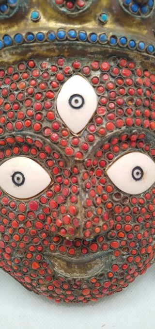 Maschera tibetana vintage