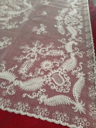 Manteletas Falleras plata