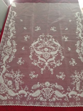 Manteletas Falleras plata