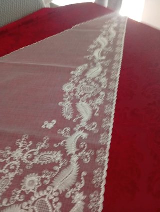 Manteletas Falleras plata