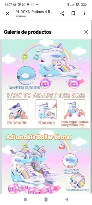 Patines de 4 ruedas infantiles