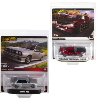 Hot Wheels Premium BMW M3 y Camaro 1:43