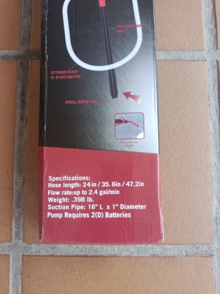 Bomba de transferencia de líquidos a pilas